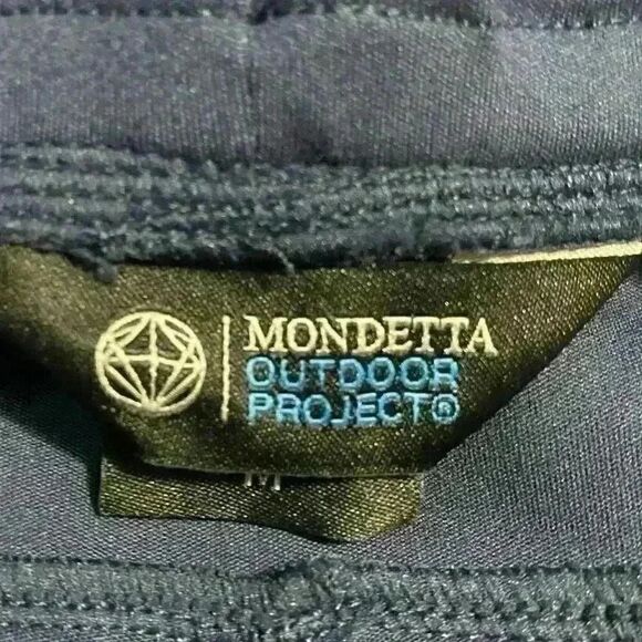 Mondetta Outdoor Project Track Pants Men’s Medium Blue Activewear Athleisure NWT - Picture 7 of 9